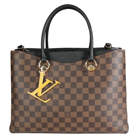 black lv leather bag|louis vuitton black checkered bag.